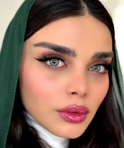 خرید لنز سبز عسلی دور دار Natural Green