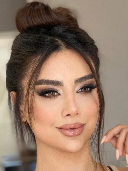 لنز عسلی دور دار Cappuccino - Image 4