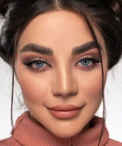 خرید لنز آبی دور دار Blue