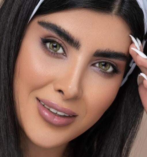 خرید لنز سبز دور دار Ice Green