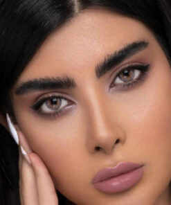 خرید لنز طوسی عسلی دور دار Gray Tone3