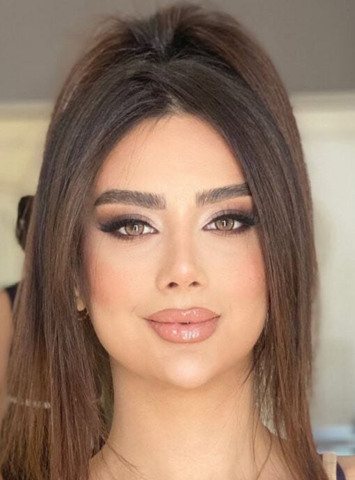 خرید لنز عسلی دور دار Cappuccino