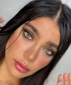 خرید لنز عسلی دور دار Light Honey