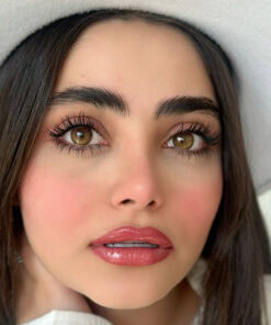 خرید لنز عسلی دور دار Luxury Hazel