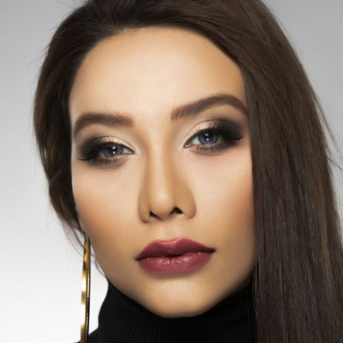 خرید لنز فستیوال مورنینگ رنگ بلو تن2