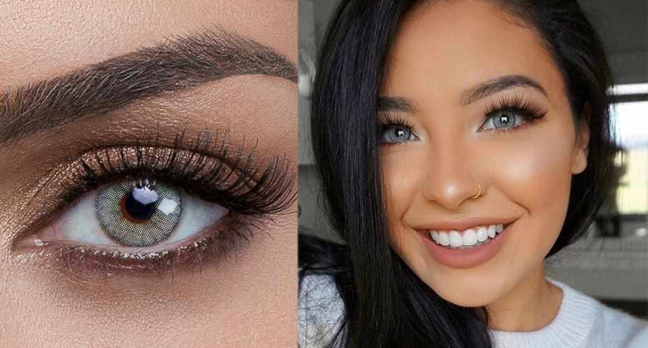 بهترین رنگ لنز برای پوست گندمی