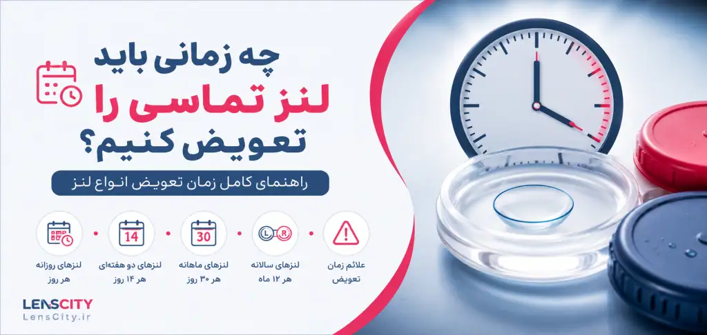 چه زمانی باید لنز را تعویض کرد؟