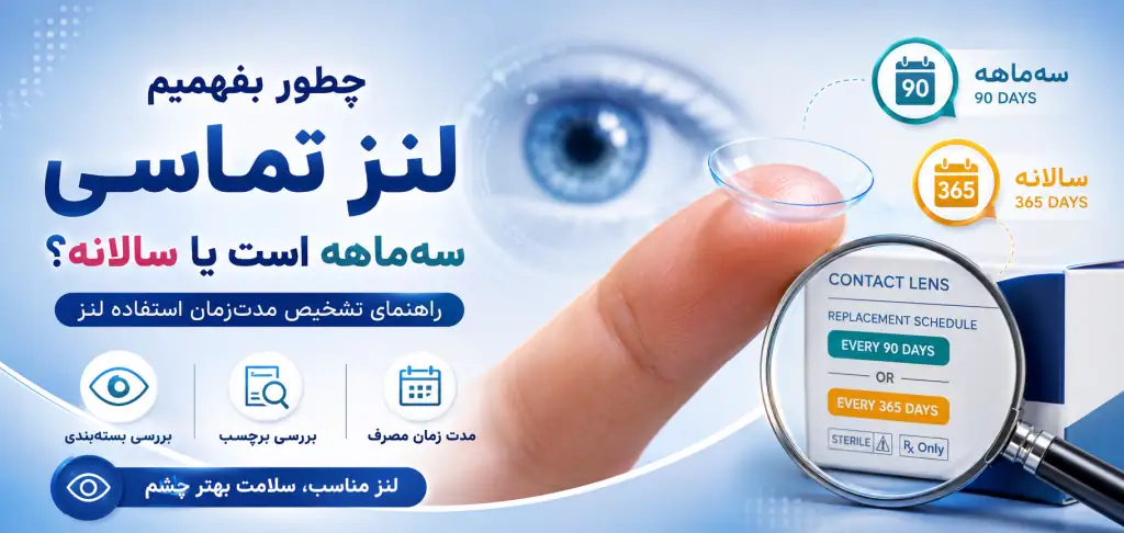از کجا بفهمیم لنز فصلیه یا سالانه؟