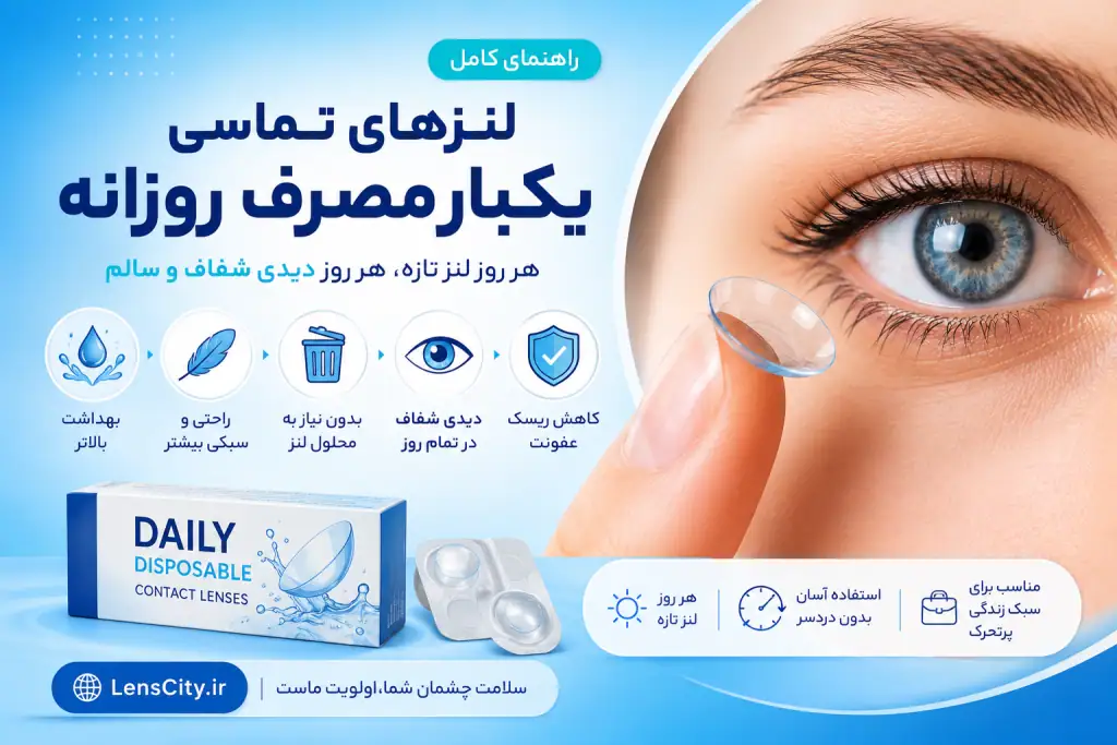 لنز یکبار مصرف چیست؟