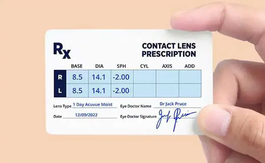 نسخه لنز چشم را چگونه بخوانیم؟