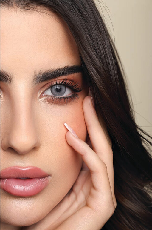 لنز آبی دور دار Natural Blue - Image 2