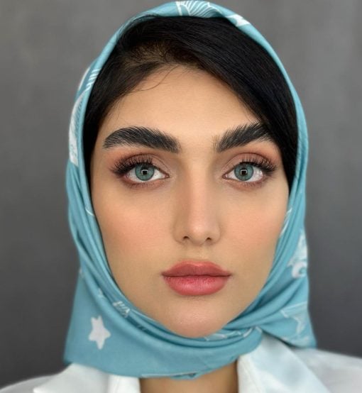 خرید لنز آبی اقیانوسی دور دار Onyx Blue