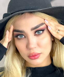 خرید لنز آبی دور دار Lumirere Blue