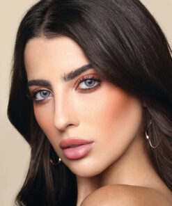 خرید لنز آبی دور دار Natural Blue