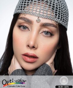 خرید لنز اپتی کالر رنگ روبی گری