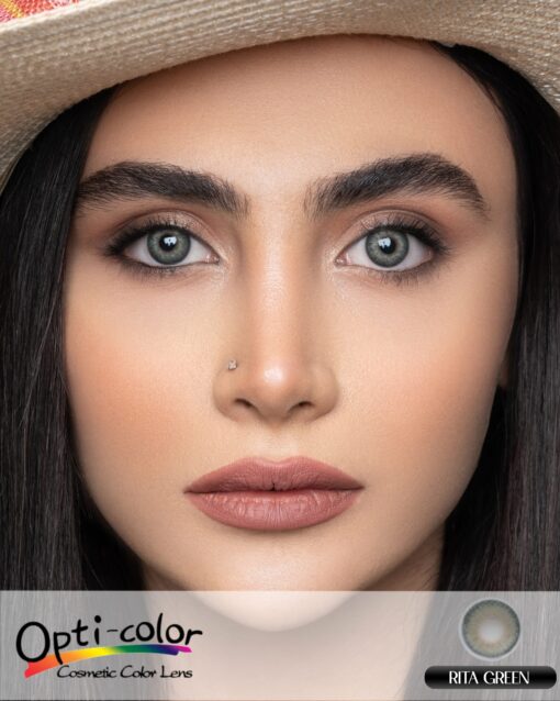 خرید لنز اپتی کالر رنگ ریتا گرین