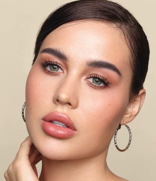 خرید لنز سبز دور دار Natural Green