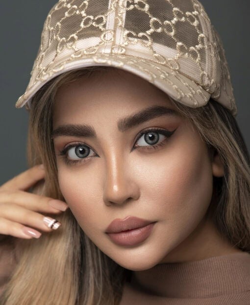 خرید لنز سبز دور دار Rita Green