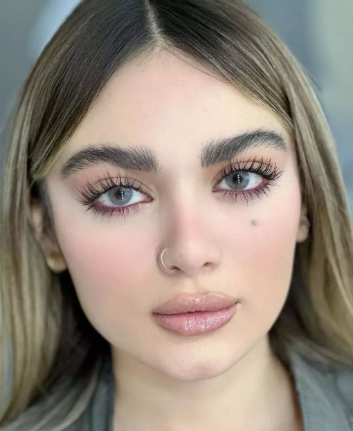 خرید لنز طوسی آبی Shiny Gray