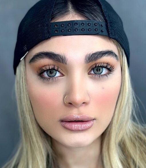 خرید لنز طوسی سبز دور دار Lumirere Gray