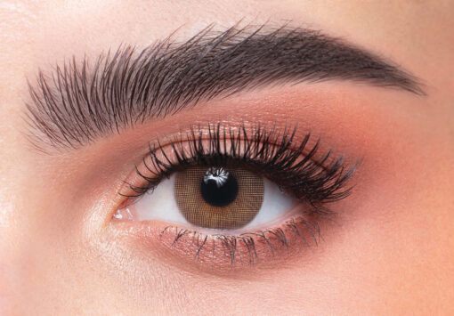 لنز عسلی بدون دور Cat Eye - Image 2