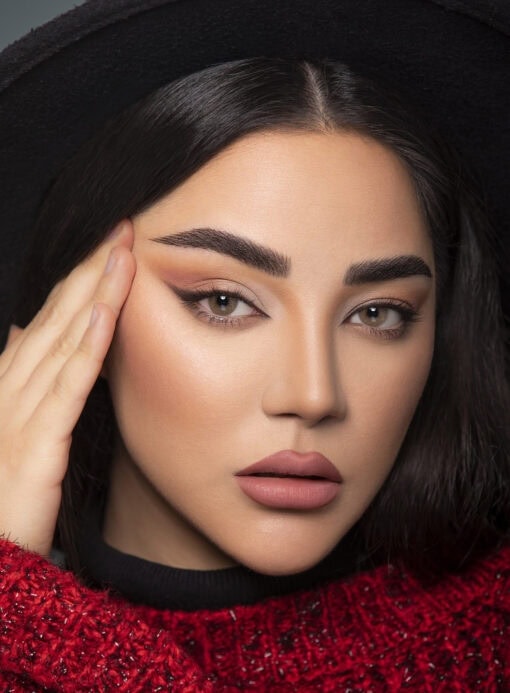 لنز عسلی بدون دور Ruby Brown - Image 2