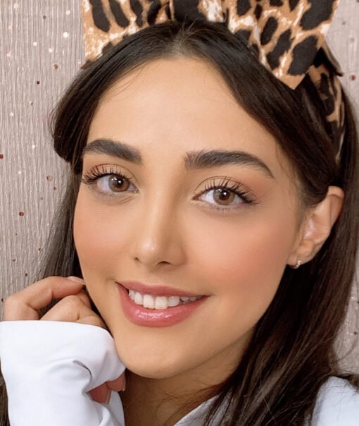 خرید لنز عسلی بدون دور Honey Brown