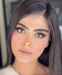 خرید لنز عسلی بدون دور Lumirere Brown