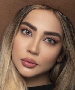 خرید لنز عسلی بدون دور Ruby Brown