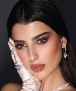 خرید لنز عسلی دور دار Argan