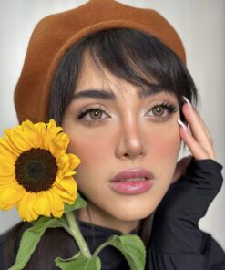 خرید لنز عسلی دور دار Hestia
