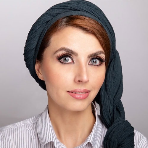 خرید لنز کریستال رنگ پرل بلو